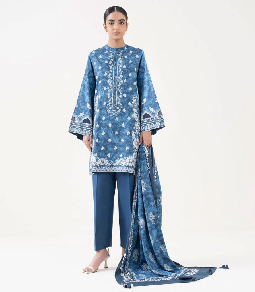 2 PIECE – PRINTED LINEN SUIT