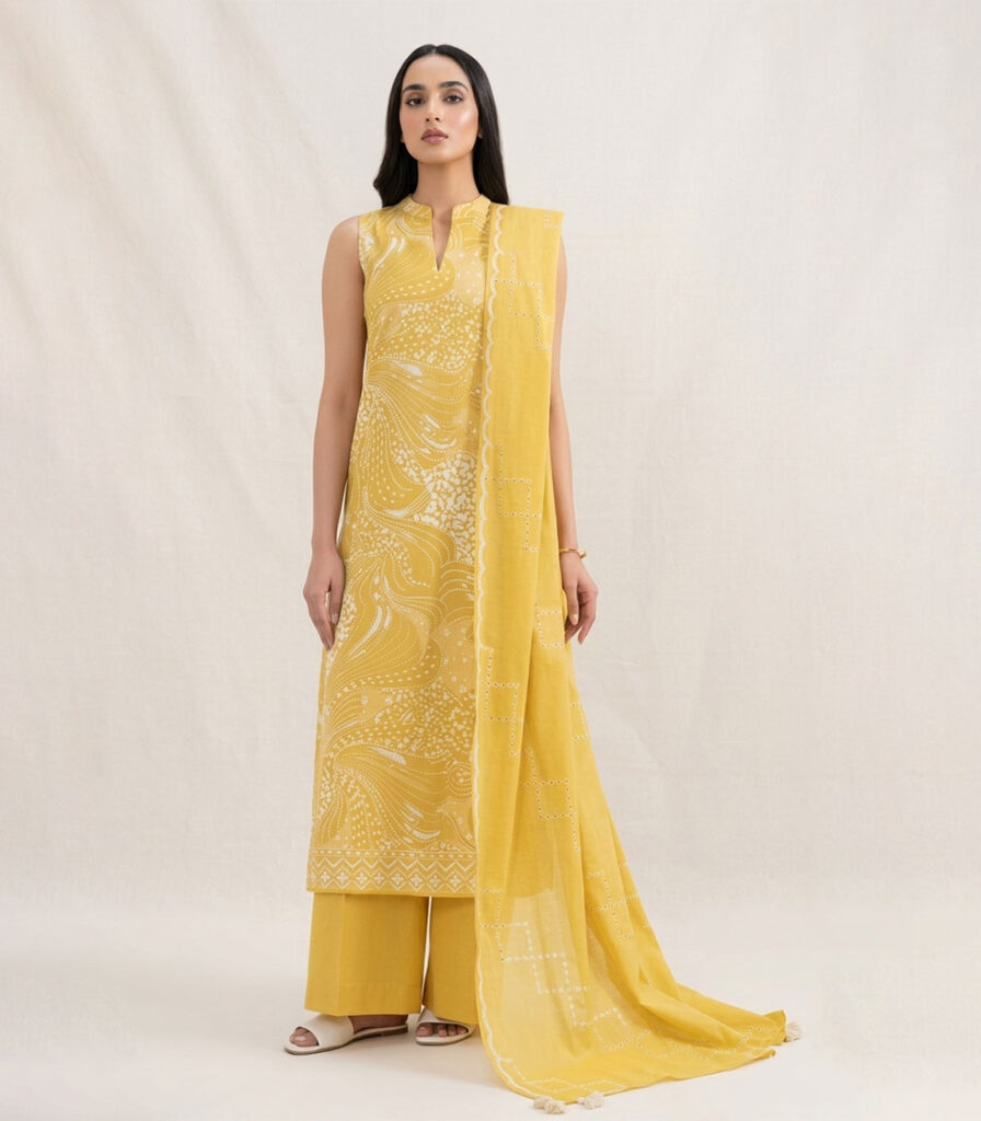 3 PIECE – EMBROIDERED LAWN SUIT