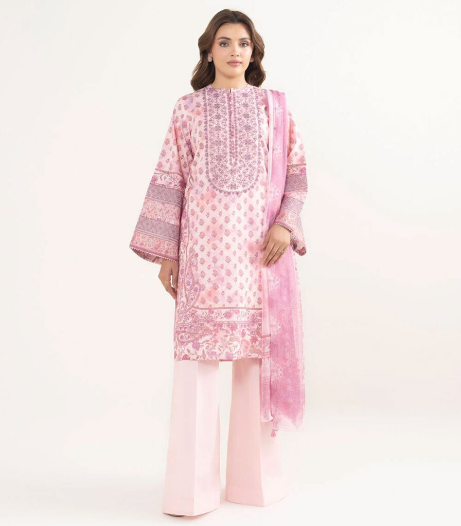 3 PIECE – EMBROIDERED LAWN SUIT