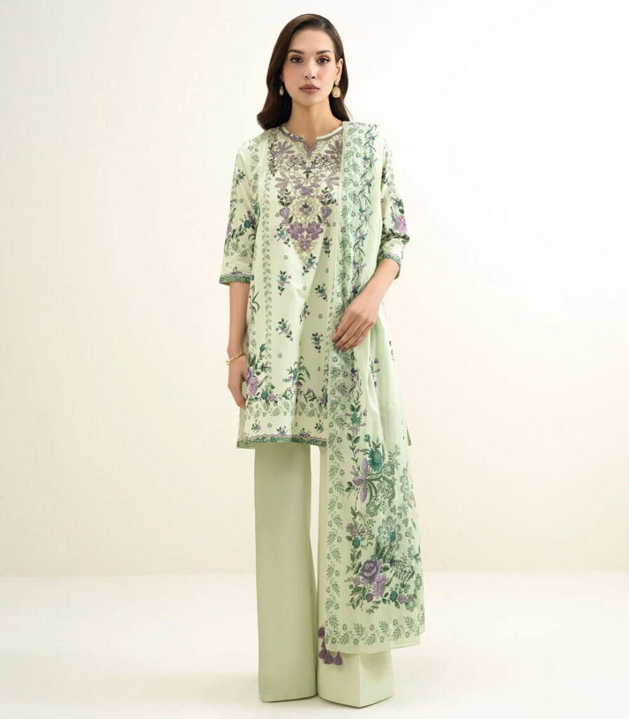 3 PIECE – EMBROIDERED LAWN SUIT
