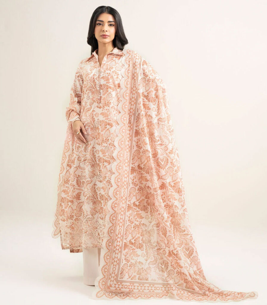 3 PIECE – EMBROIDERED LAWN SUIT