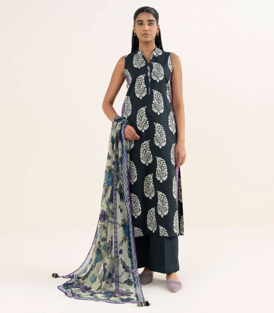 3 PIECE – PRINTED COTTON SUIT