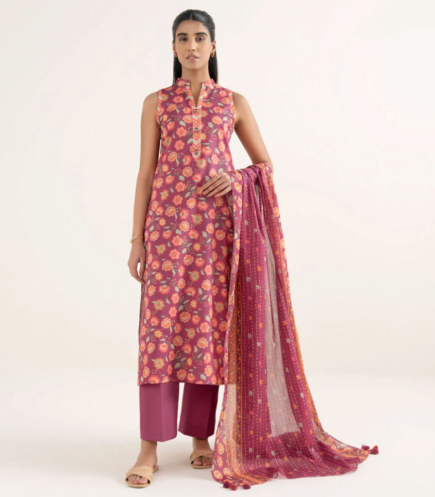 3 PIECE - PRINTED LAWN SUIT